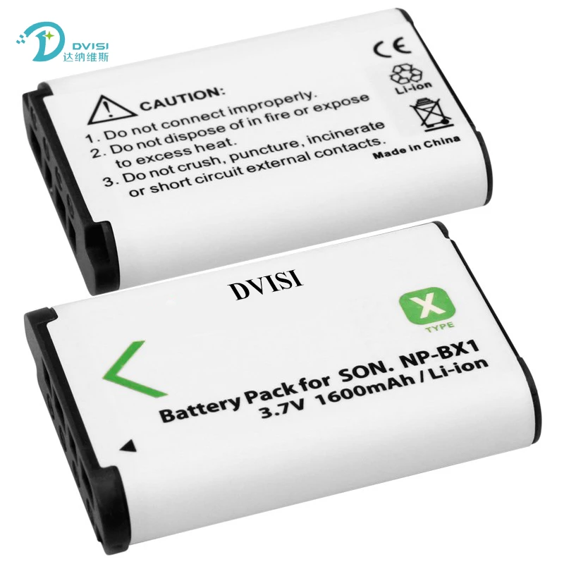3 шт./компл. NP-BX1 NP BX1 батарейки для камеры с двойным USB-зарядным устройством Sony