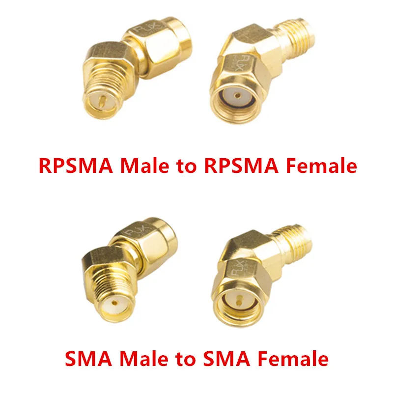 Адаптер антенны RPSMA (SMA) Male to Female разъем с золотым покрытием для FPV Racing RX5808 очки