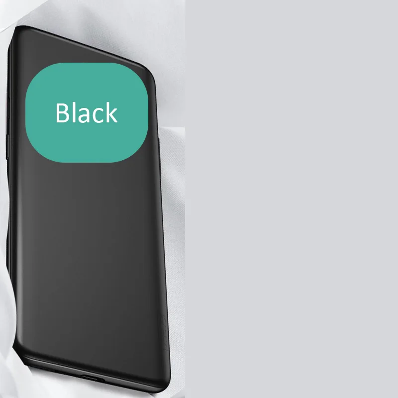 Black X-Level Guardian Мягкий силиконовый чехол для Oneplus 7 Pro 6 6T X Level ультра тонкий матовый защитный ТПУ - Цвет: Black