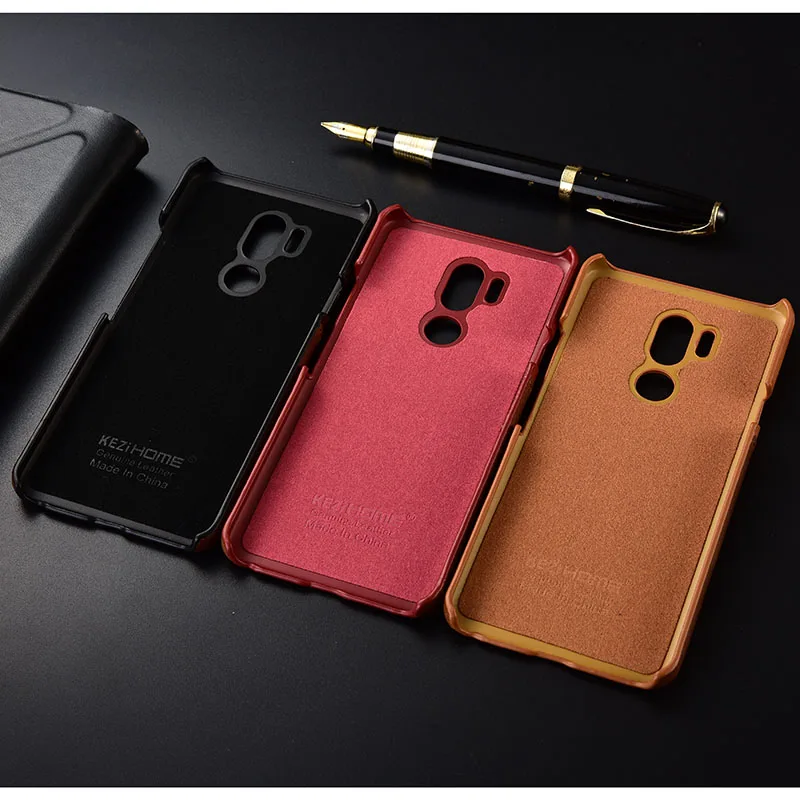 Чехол для LG G7 KEZiHOME из натуральной кожи жесткий чехол накладка двух цветов ThinQ с