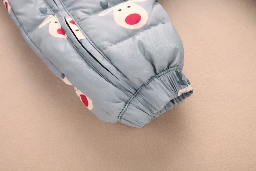 Russian winter baby snowsuit 90% duck down jacket for girls coats warm Park infant boy snow wear jumpsuit 30# | Детская одежда и