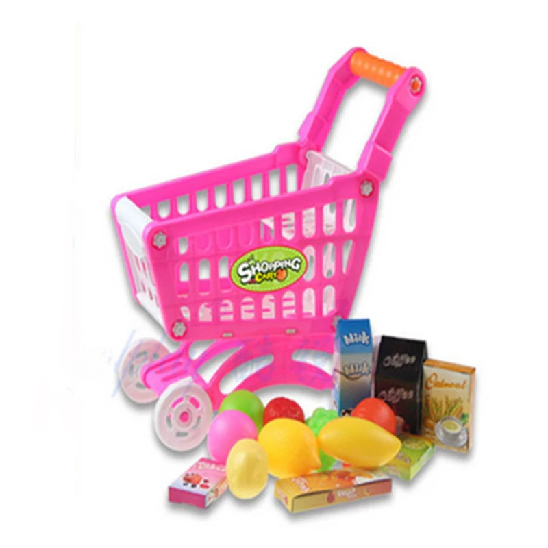 

2017 Children 's Shopping Carts Push Toys Gift
