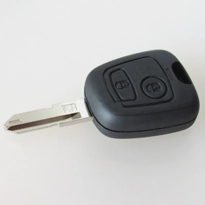 DAKATU 2 кнопочный автомобильный брелок для ключей Peugeot 206 207 Citroen C1 C2 C4 Ne73|Ключ от авто|