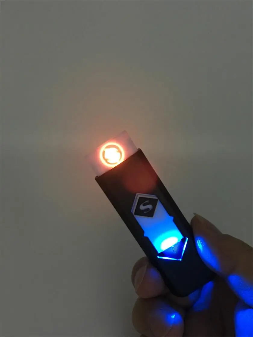 1 шт. перезаряжаемая USB ветрозащитная беспламенная электрическая электронная