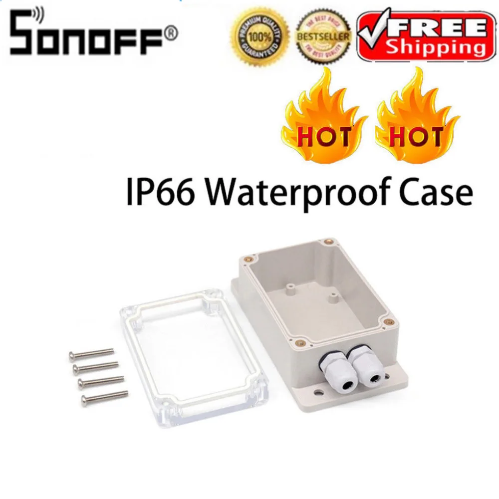 Водонепроницаемый чехол Sonoff IP66 для Basic/RF/Dual/Pow/TH16/Pow R2/G1 автоматизация умного