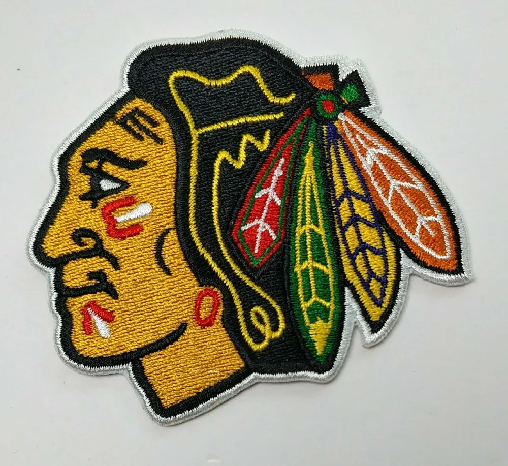 2 шт./лот Национальная хоккейная лига клубная команда Blackhawks логотип железная