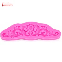 beautiful flower lace shaped food grade fondant cake silicone mould diy chocolate pastry denier sugar kitchen decorating ft 0024