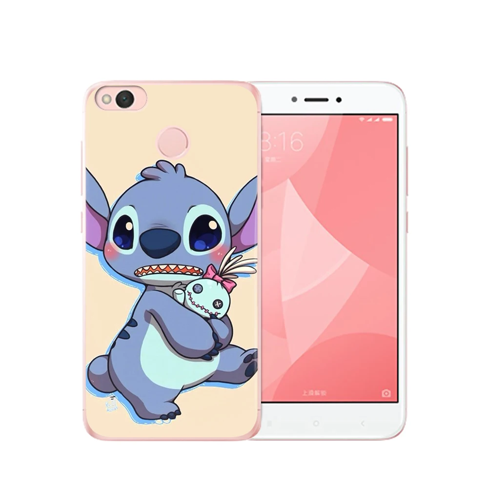 Чехол с рисунком для мобильного телефона Xiaom Redmi 4 4x pro 4A 5A 5 6 7 Plus Note 3 Prime 6A Stitch -