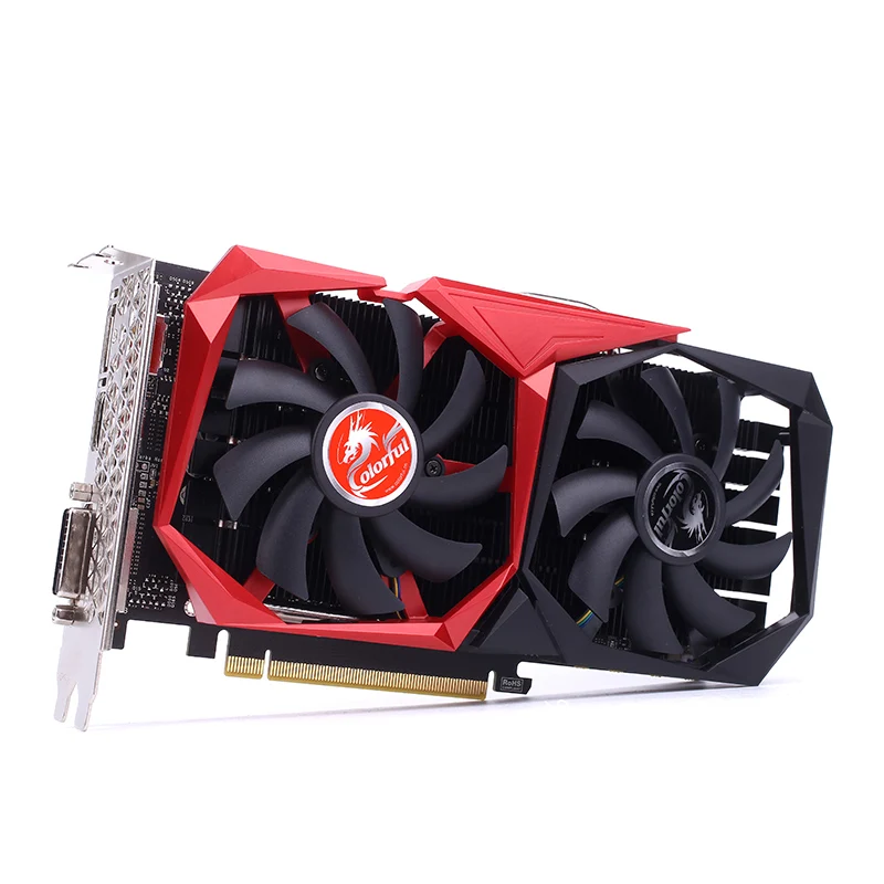 Красочные графическая карта для GTX1050 3g GDDR5 Очки виртуальной реальности VR Суперкомпактный размер игровой Графика карты 1468/1607 МГц GDDR5 96bit HD DP DVI-D Порты и разъёмы