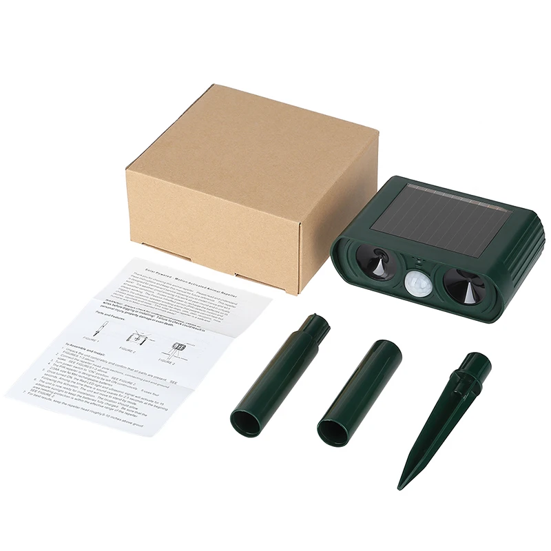 

Ultrasonic Repellents pest Mouse Solar Powered Garden Infrared Portable Waterproof Animal Trap Insect Killer #40