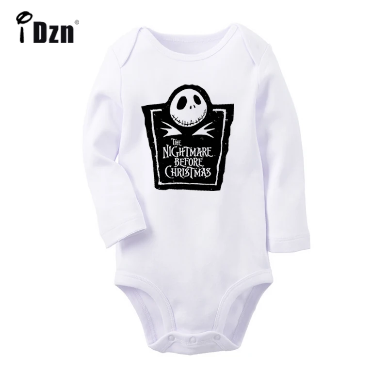 Боди для новорожденных с принтом Кошмар перед Рождеством Джек Скеллингтон