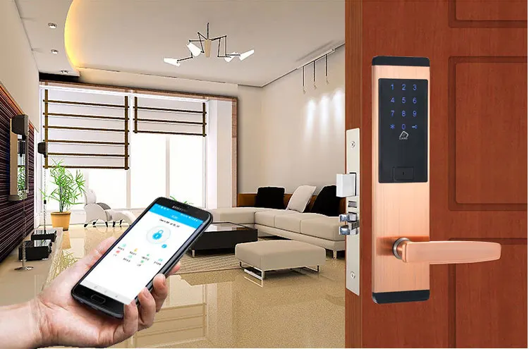 TTlock приложение дверной замок Bluetooth электронный кодовый дверной замок смарт-карта кодовый замок для дома/офиса/отеля