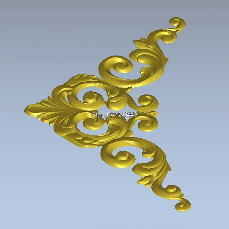Высокое качество новая 3D модель для ЧПУ 3D резная фигура скульптура машина в STL файл 3D украшения мебели Decor_73