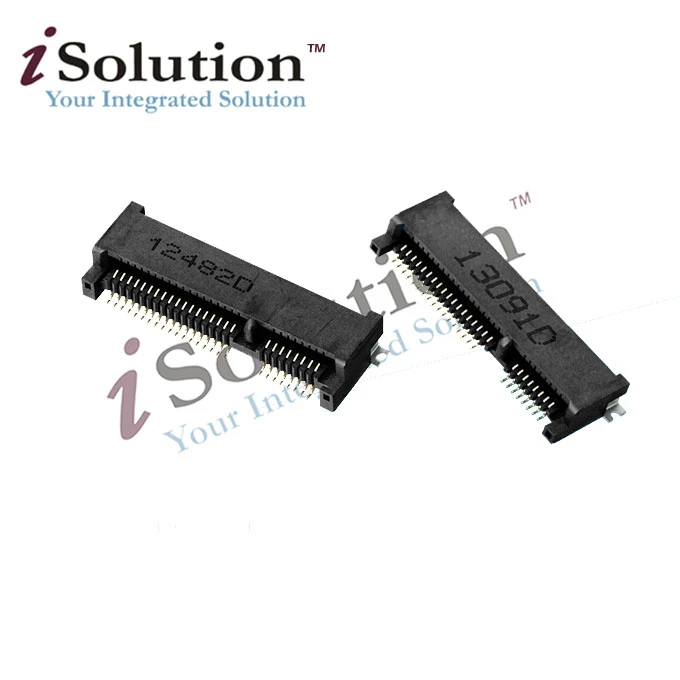 10 шт. MINI PCIE PCI E разъем msata гнездо 52pin Высота: 4 0 мм 5 2 6 ROHS|Соединители| |