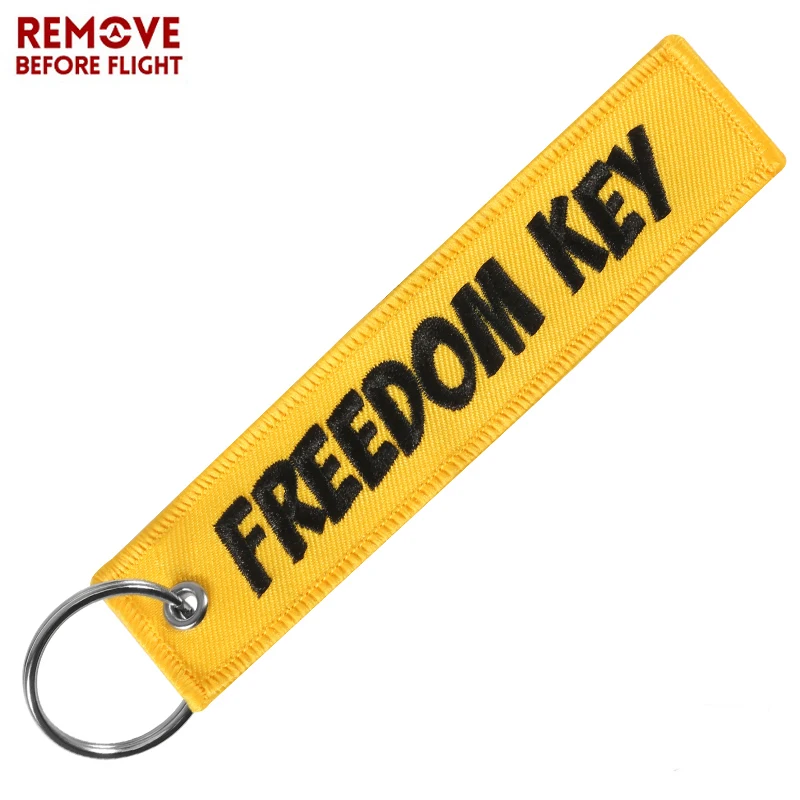 Брелок для ключей с вышивкой Remove Before Flight | Украшения и аксессуары