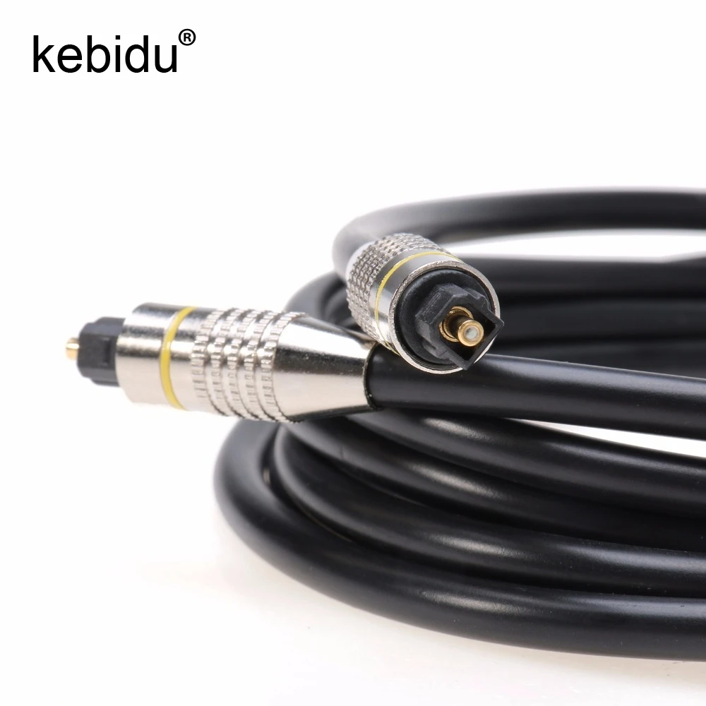 Kebidu Цифровой Оптический Кабель TosLink аудио SPDIF MD DVD кабельный свинцовый сердечник OD