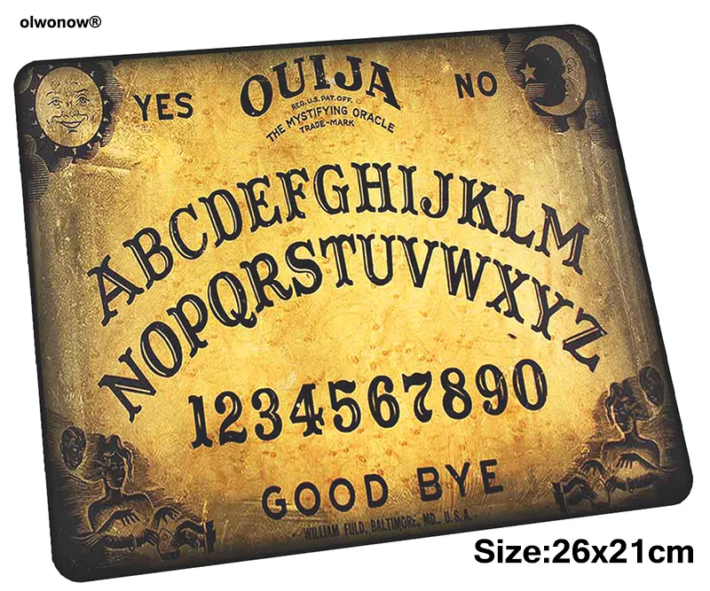 Коврик для мыши ouija, 260x210x3 мм, эргономичный коврик для мыши
