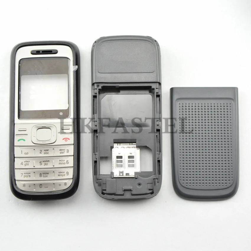 Hkfatel высококачественный чехол для Nokia 1200 1208 полный Чехол для мобильного телефона с клавиатурой на английском, русском и арабском языках