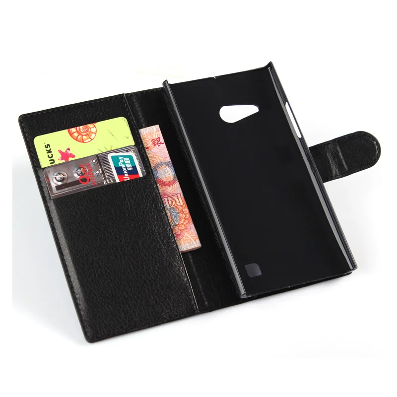 Роскошный чехол-кошелек из искусственной кожи чехол для Nokia Lumia 730 флип-чехол