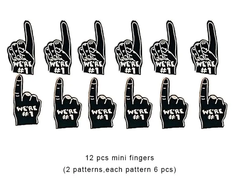 12pcs mini fingers Баскетбольные 18 дюймов фольгированные шары арки 12 дюймов черные/оранжевые/латексные шары, гелий украшения для детского душа diy Декор для дня рождения - Цвет: 12pcs mini fingers