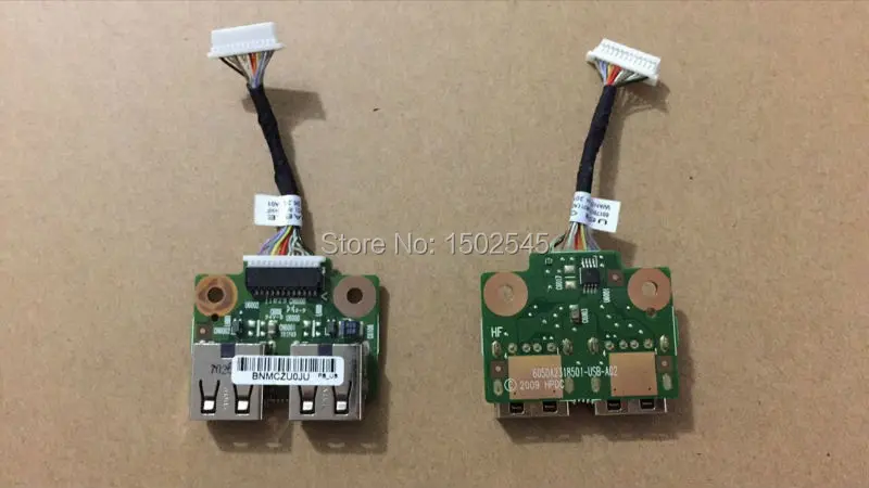 

Free shipping genuine new original laptop USB interface board for HP DV5-2000 USB small board with cable 6017b0264801