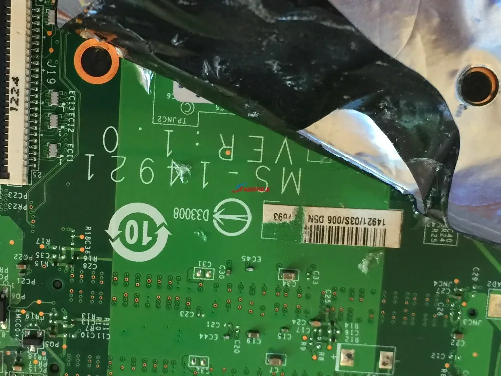 Оригинальный MS 1492 14921 для MSI GE40 материнская плата ноутбука с Графика карты Тесты OK