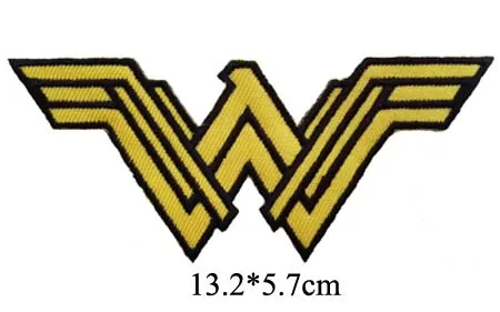 Justice League wonder woman вышитые Железные на патч, DC комиксы, фильм куртка кронштейн Одежда Ткань DIY стикер - Цвет: 02