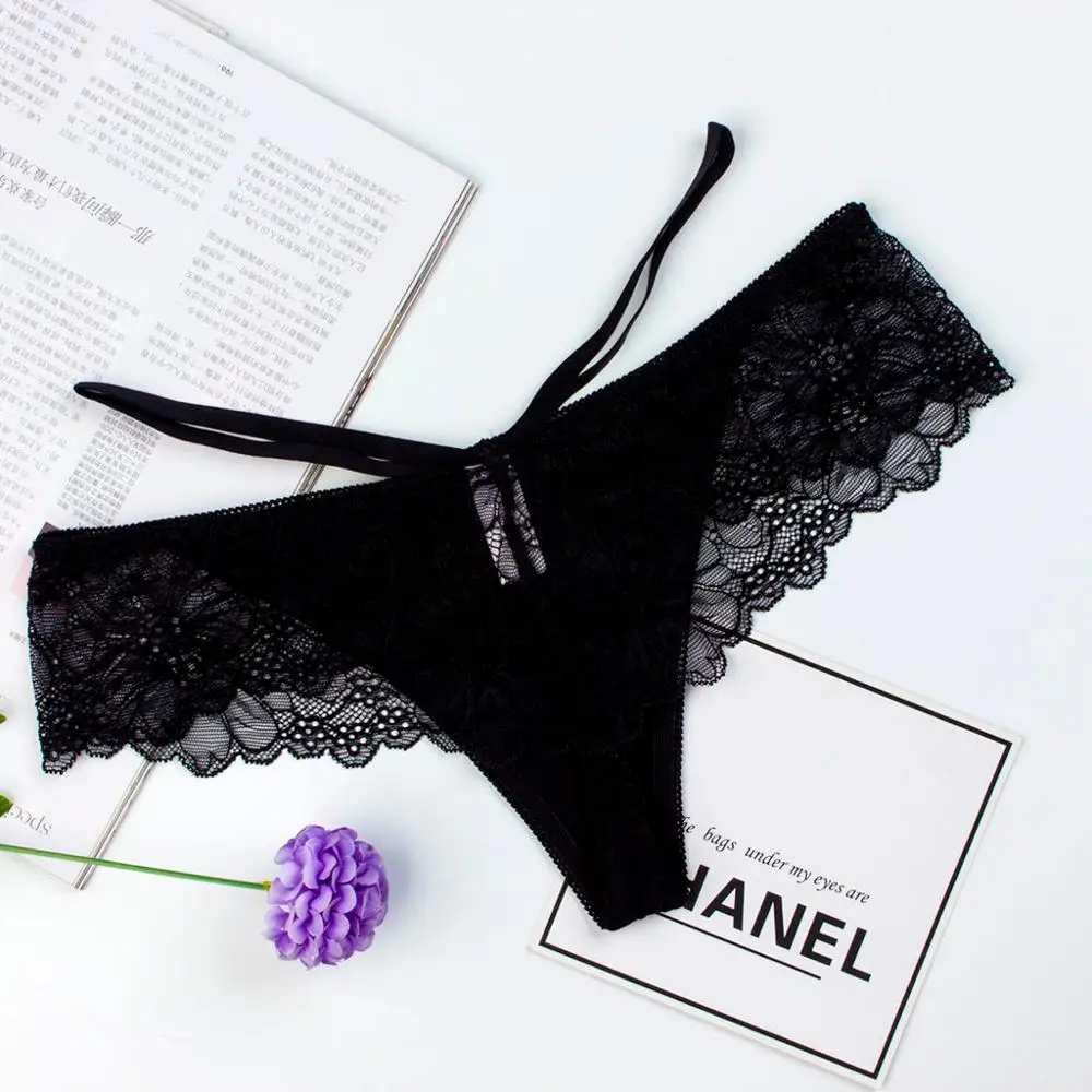 Женское атласное шелковое нижнее белье сексуальные кружевные трусики с низкой
