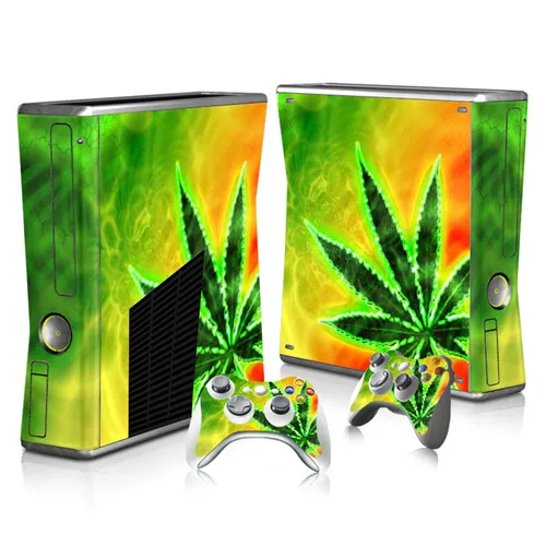 0377 Пользовательская дизайнерская наклейка для кожи наклейка для Xbox 360 Slim консоль и контроллеры Скины стикеры s для Xbox360 тонкий винил - Цвет: 0377