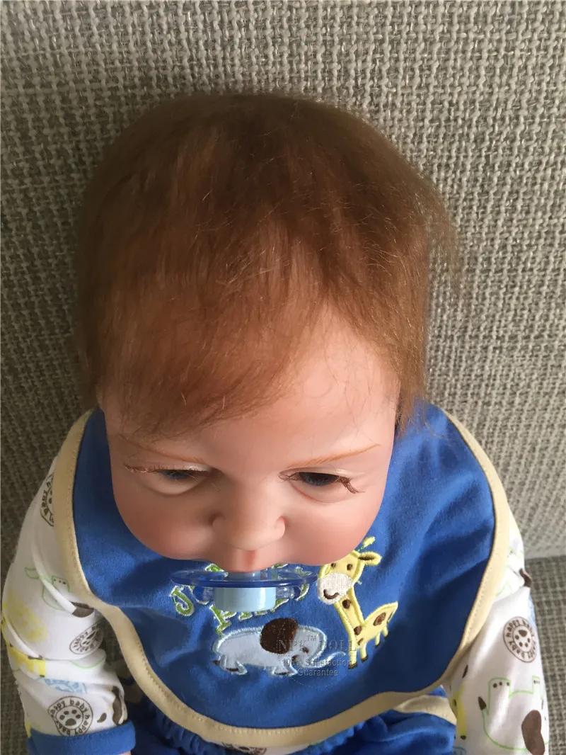 NPK кукла новое поступление 57 см Reborn baby boy Кукла живой полный силикон Bebe мальчик кукла милые игрушки Brinquedo для девочек коллекционные куклы