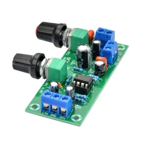 DC 12V 24V низкочастотный фильтр NE5532 сабвуфер предварительный усилитель|preamp|preamp