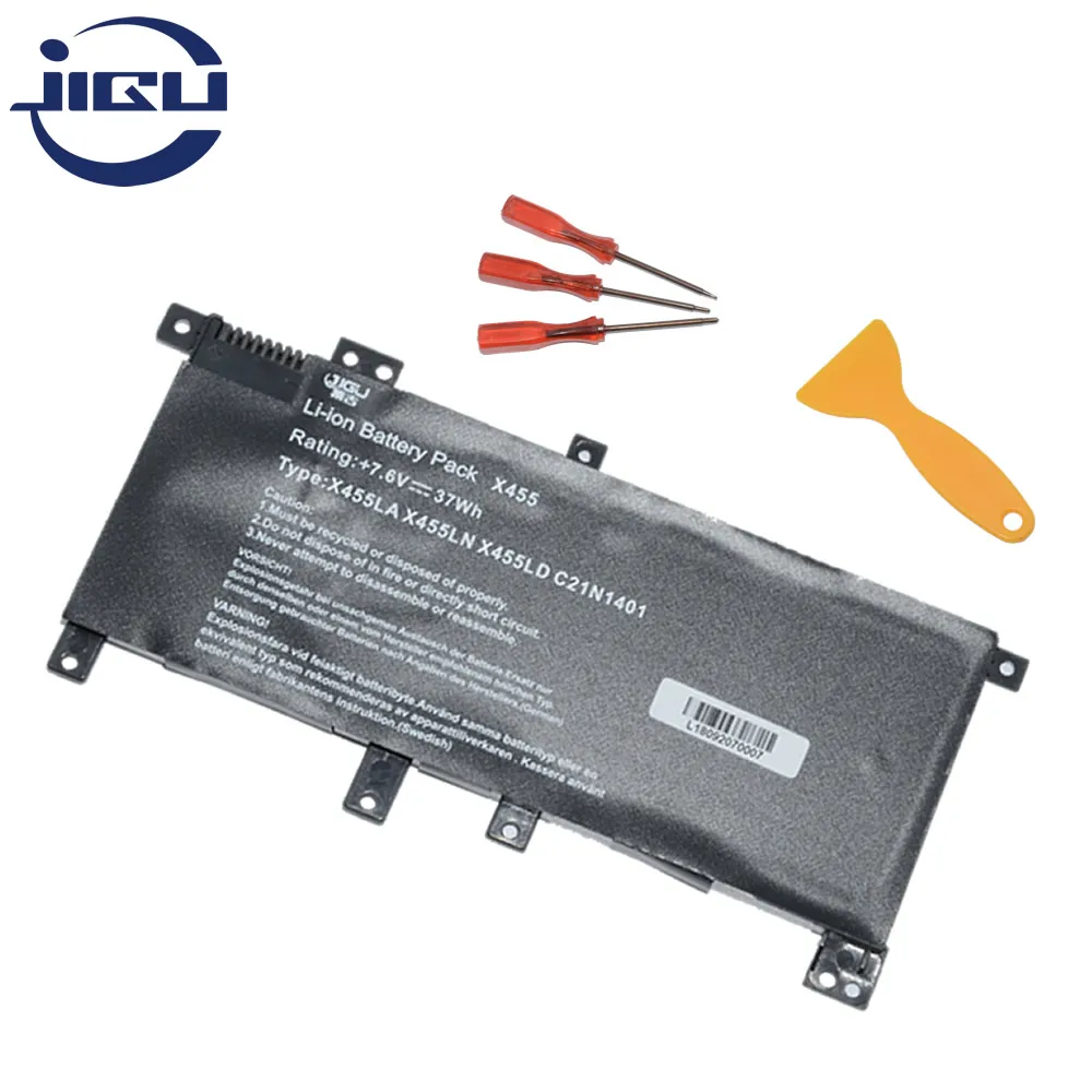 

JIGU запасная батарея C21IN401 C21INI401 C21N1401 C21PqCH для Asus A455L K455LD NOTEBOOK X455 X455LA X455LD X455DG X455LF