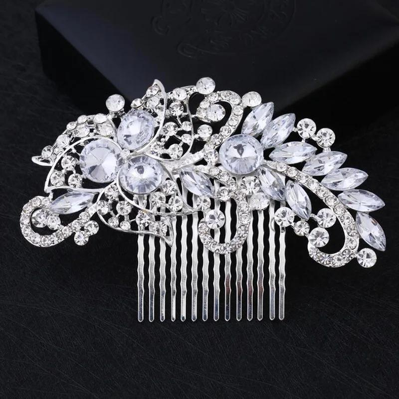 Bridal Hair Ornaments Fashion Hairwear Wedding Hair Accessories Comb for Hair Women Girl Headpiece Headdress Head Decoration Pin