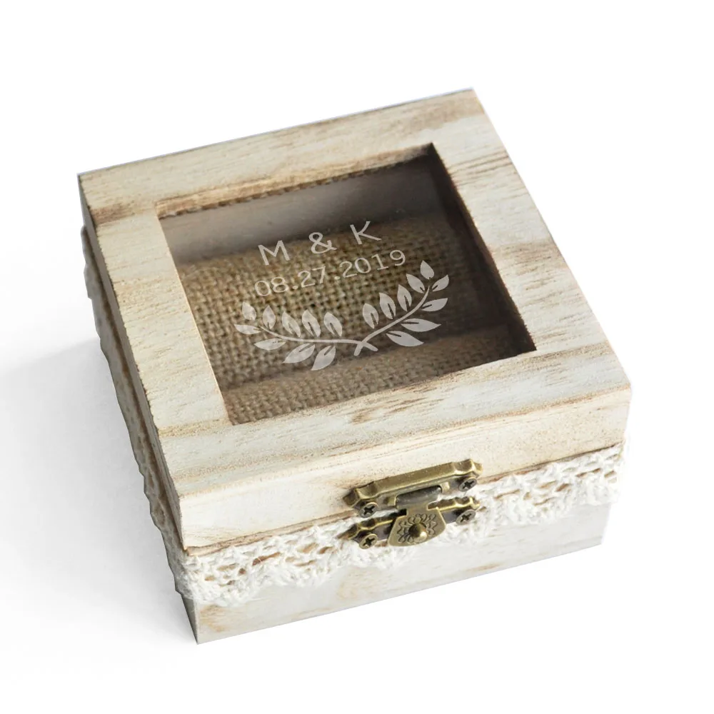 Индивидуальная коробка для свадебных колец индивидуальная шкатулка предложений