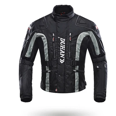 black jacket DUHAN мотоциклетная куртка для мотокросса Экипировка для мужчин t хлопковое нижнее белье морозостойкая мотоциклетная куртка защитная Экипировка Мужская мотоциклетная одежда - Цвет: black jacket