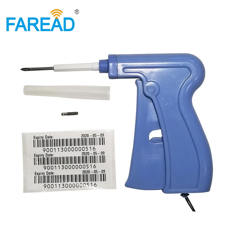 X100шт Resuable инжектор RFID с иглой FDX B изо11784/85 134 2 кГц 12x12 мм микрочип для животных