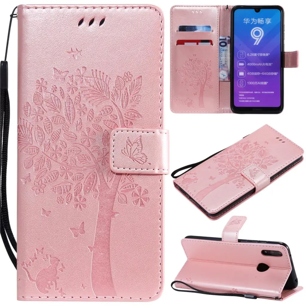 Кожаный чехол Huawei Y7 2019 с двумя sim картами 6 26 &quotHuawei Pro Y7Prime сумка DUB L21 L23 кошелек для
