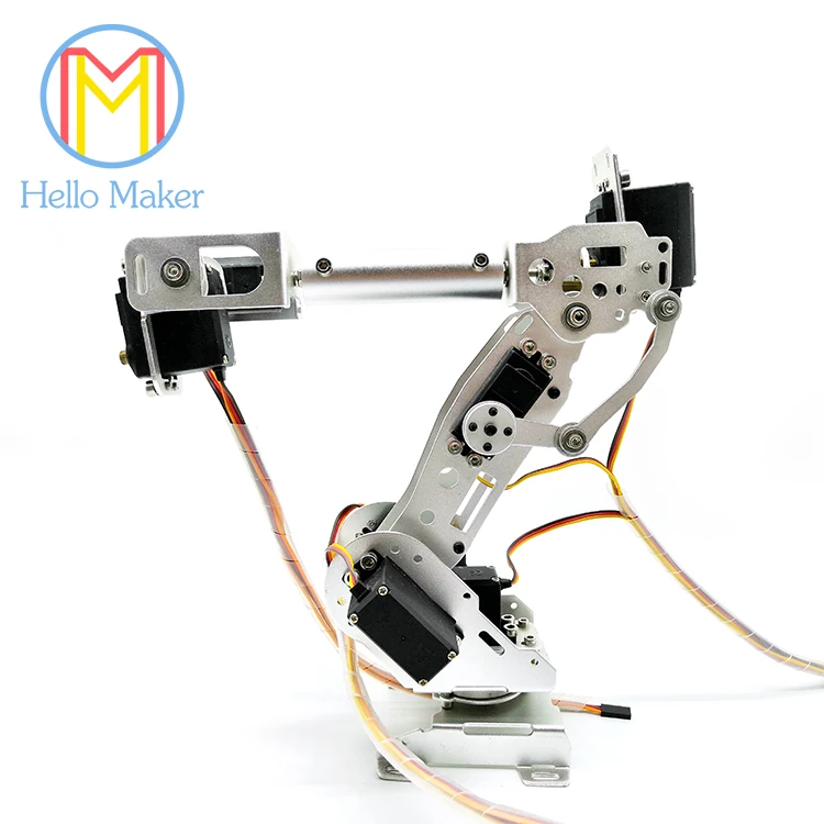 DIY 7DOF Robot Arm A4 7 осей сервопривод с высоким крутящим моментом механический