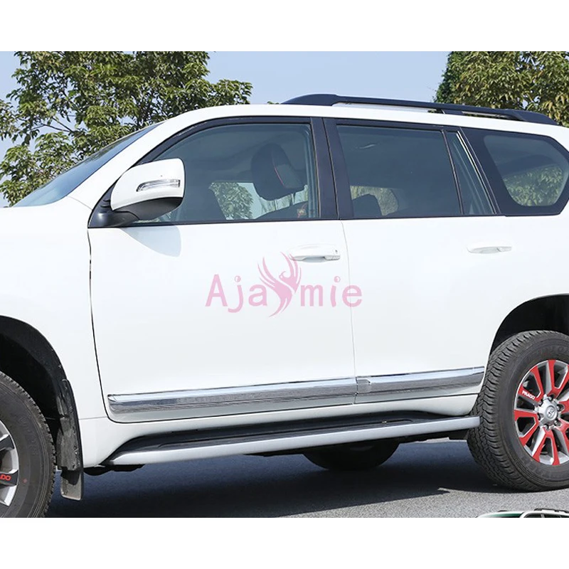 Аксессуары для Toyota Land Cruiser 150 Prado LC150 FJ150 2010- кузов Боковая дверь отделка хромированная автомобильный Стайлинг
