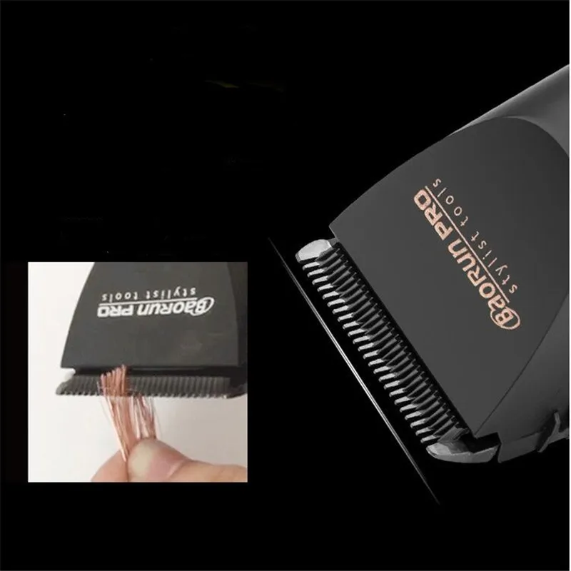 Professional Electric Barber Clipper Ceramic Razor Precision Head Haircut Machine Barbershop Trimmer Hairdressing Styling Cutter
