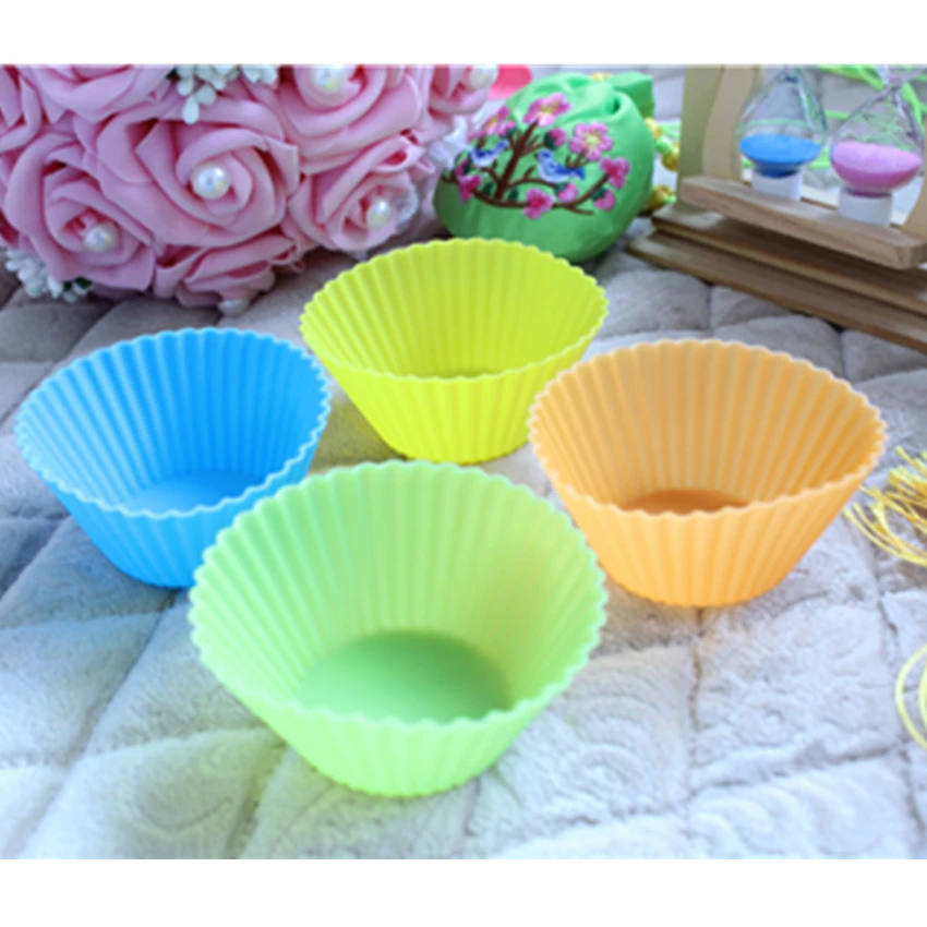 Лидер продаж круглые силиконовые формы 8 шт./лот для выпечки тортов мыла ручной