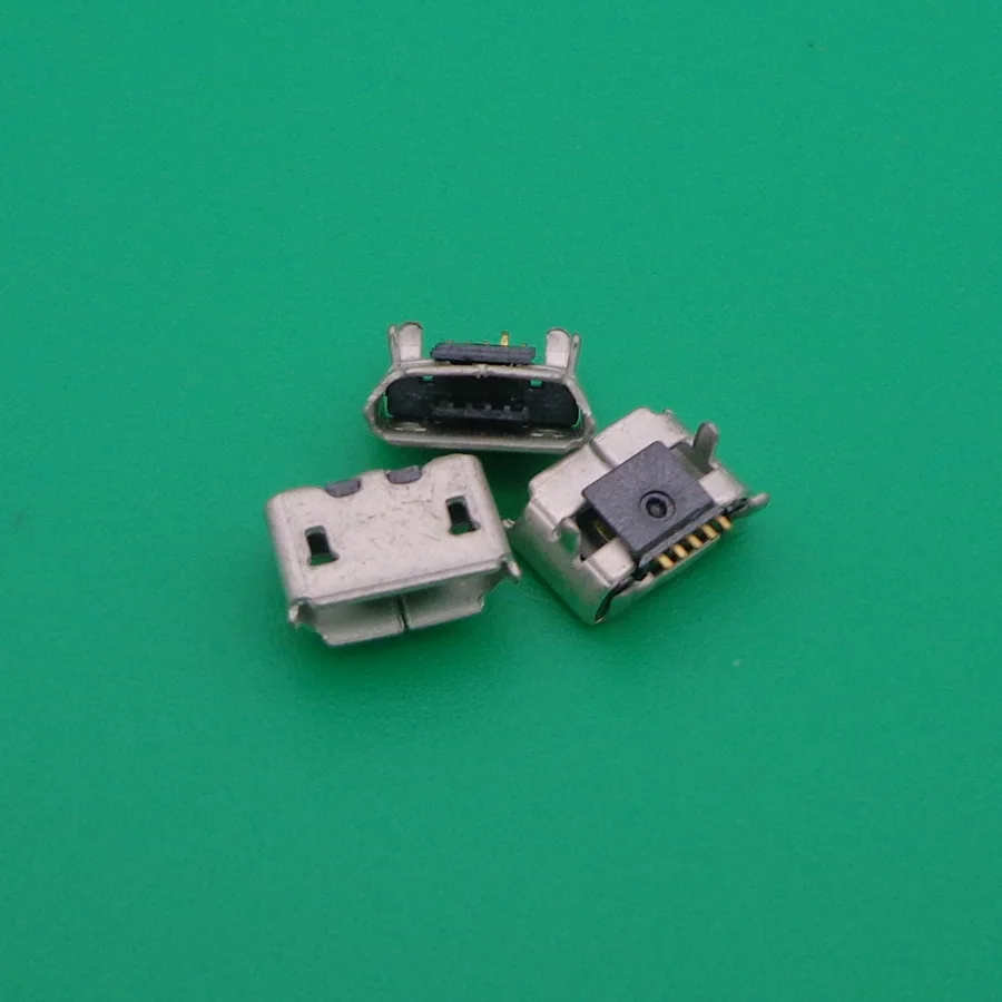 100 шт./лот Micro USB Разъемы для передачи данных разъем зарядки Blackberry 9105 9100 9860 9850