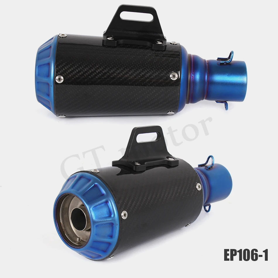 Выхлопная труба мотоцикла из нержавеющей стали глушитель на вход 51 мм выхлопная