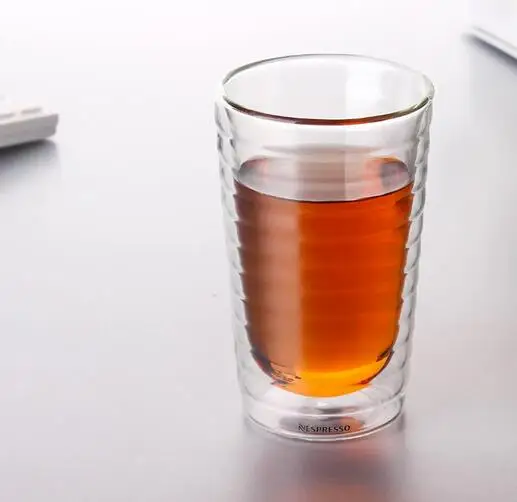 Бесплатная доставка! 1 шт./лот 350 мл кофейная чашка эспрессо SA двойная стена в