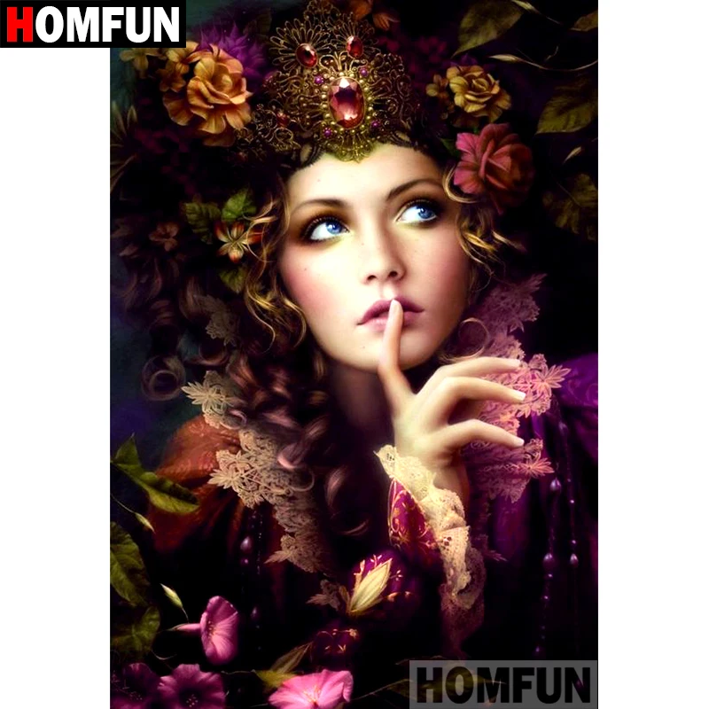 Алмазная 5D Вышивка HOMFUN сделай сам полноформатная картина с изображением