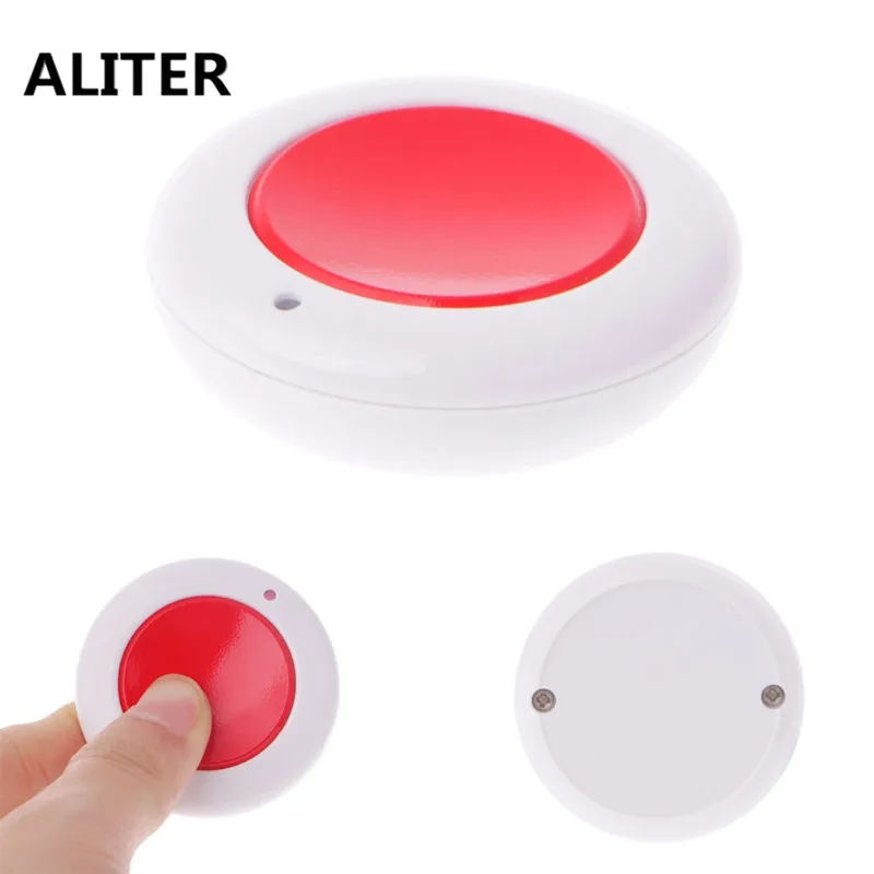 ALITER DC 9V 12V 24V 10A 1 Button 433MHz RF беспроводной пульт дистанционного управления круглый