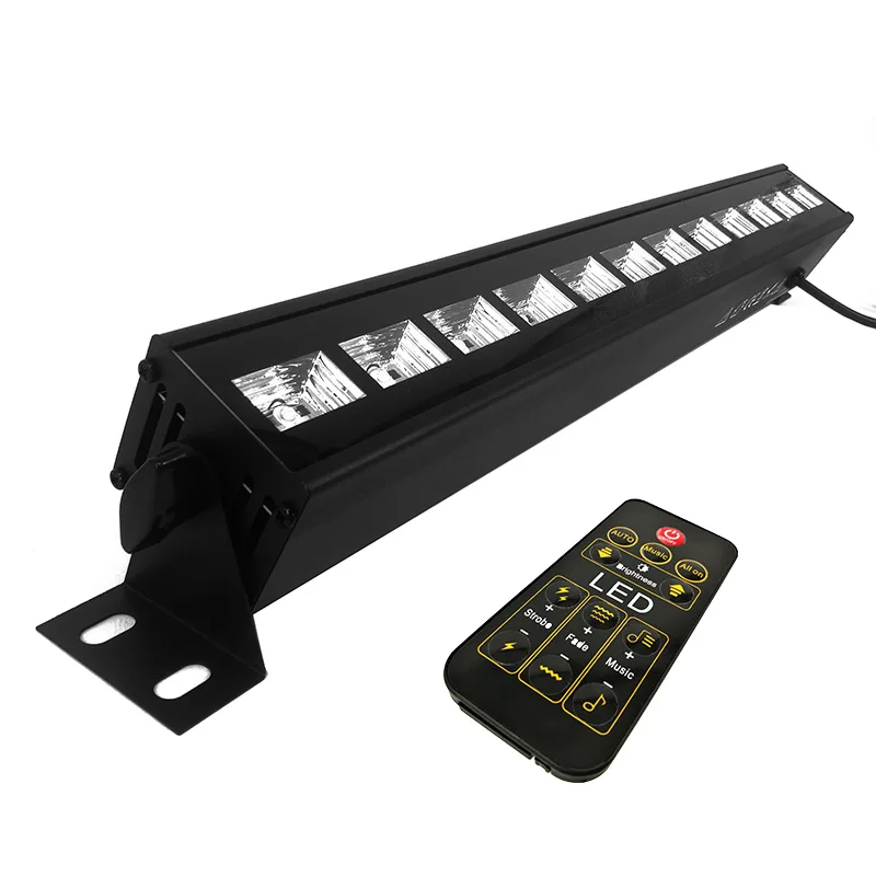 Remote 12x3W WithDMX Обувь по заводским ценам светодиодный арматура дежурного освещения 12x3W УФ Цвет светодиодный настенный светильник омывающего с дистанционное управление световой эффект для домашних развлечений - Цвет: Remote 12x3W WithDMX