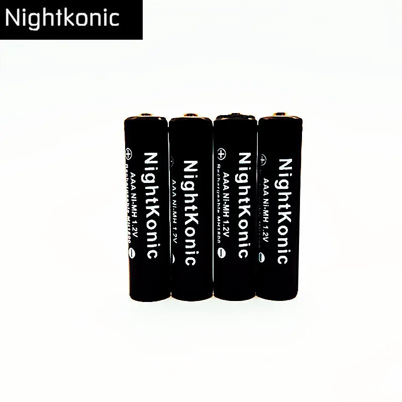 Nightkonic 4 шт./лот aaa батарея 1 2 V Ni-MH Аккумуляторная для камеры игрушка-фонарик AAA |