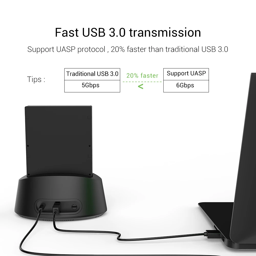 Чехол-адаптер Yottamaster для жесткого диска USB 3,0 на SATA внешний жесткий диск Док-станция для 2,5 3,5 HDD SSD