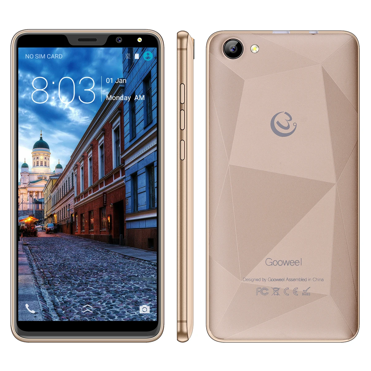 Gooweel M5 Plus 5 99 дюймов 18:9 ips дисплей смартфон Лицо ID разблокированный мобильный